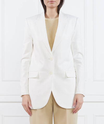 Льняный пиджак Michael Kors - белый(MS3100C9BA)