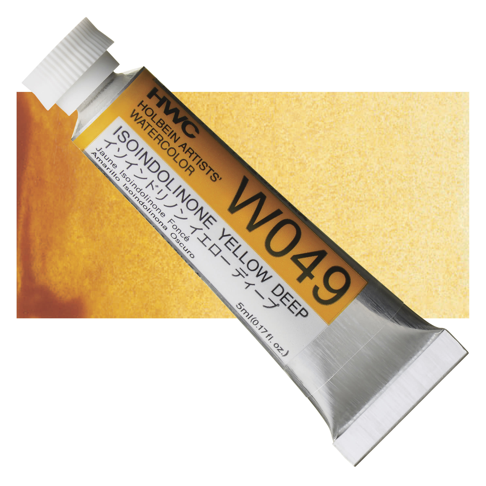 Акварель Holbein 5 мл. 049 [C] Isoindolinone Yellow Deep