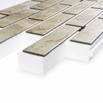 Клинкерная термопанель ППС Керамин Колорадо 3 Бежевый 1020х455 мм