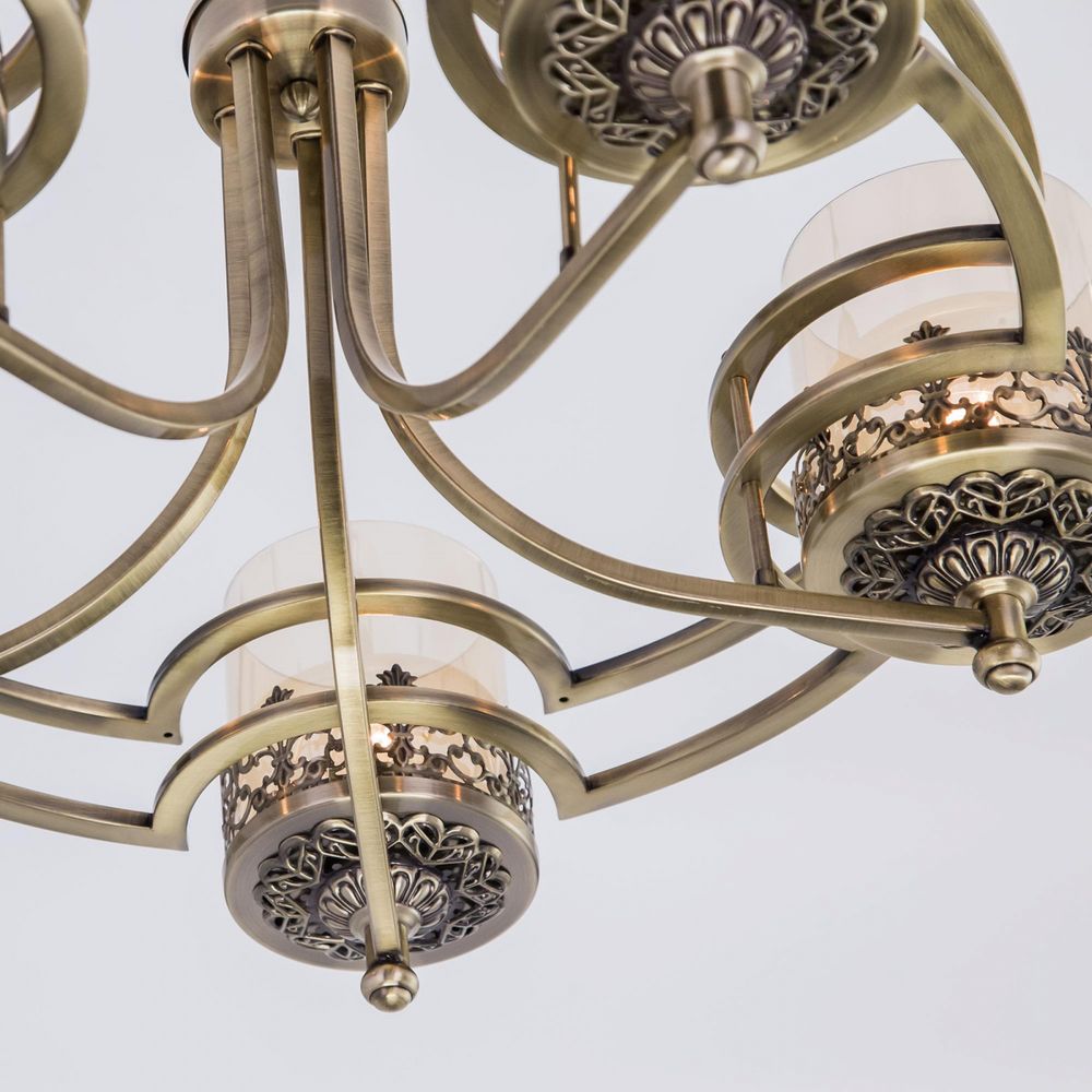 Citilux Ориент CL464153 Люстра подвесная Бронза