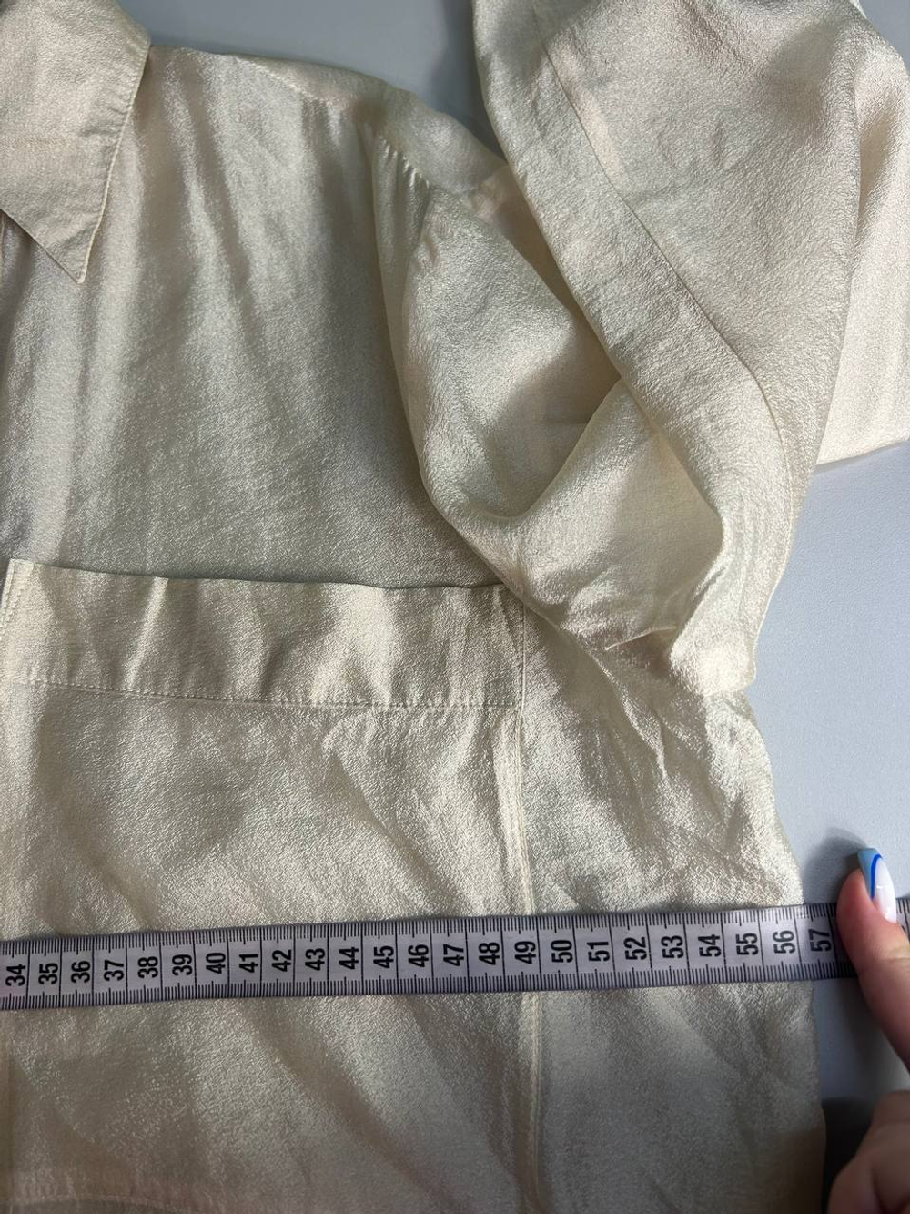 Блузка Lichi с приятным переливом, маркировка М, визуально на 46 размер