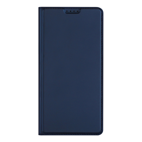 Чехол книжка из PU кожи синего цвета от Dux Ducis для смартфона Xiaomi 14T Pro, серия Skin Pro Series Case