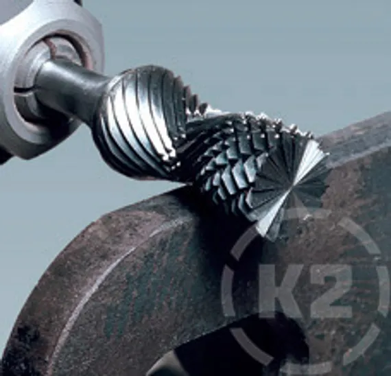 Комбинированная борфреза Karnasch Curve + Цилиндр с торцовыми зубьями