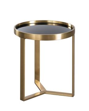 Чёрный приставной столик “Ульм”