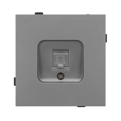 Механизм компьютерной розетки SCT-TENDO-MPC1-PL-GR (RJ-45, CAT6) (Arlight, -) 054105