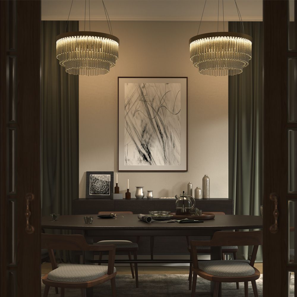 Светильник подвесной светодиодный Maytoni   MOD486PL-L38BSK