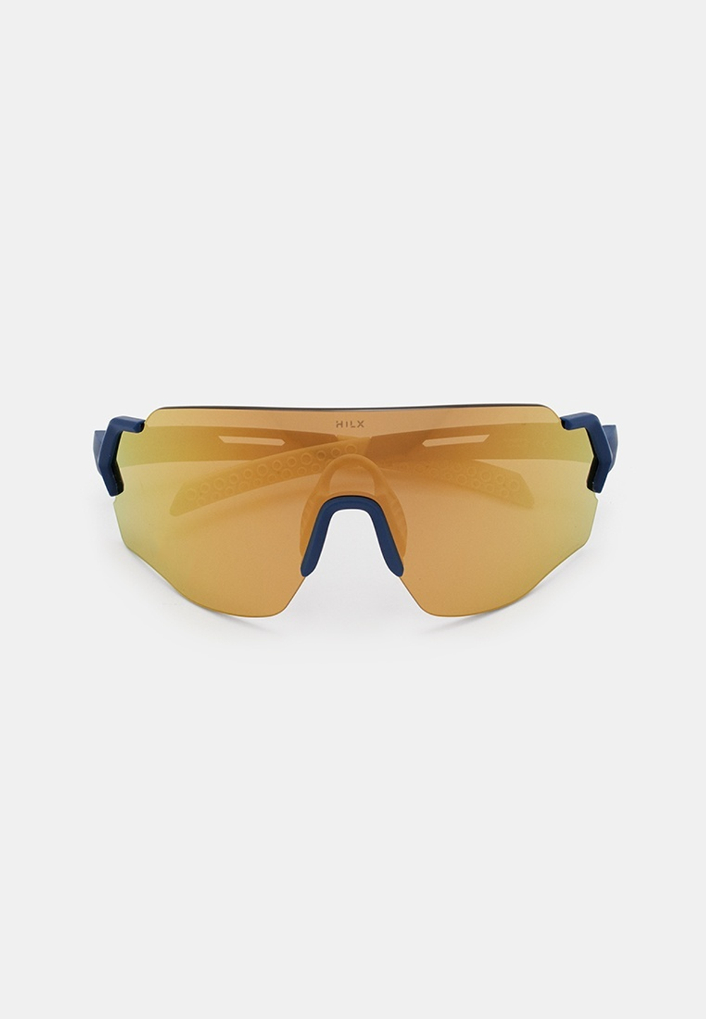 Спортивные очки HILX Savage (L) / Matt Blue Warm Grey / Gold Lens