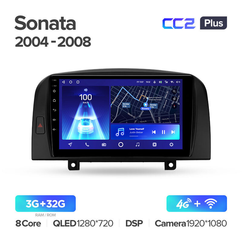 Teyes CC2 Plus 9" для Hyundai Sonata 2004-2008