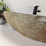 Раковина из речного камня RS-63638 (85*51*16) 0125