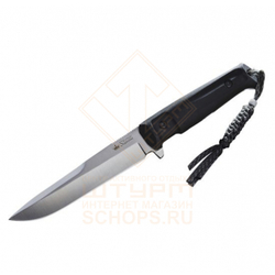 Нож Kizlyar Supreme Alpha D2 кратон, Black/Stonewash