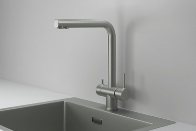 Granula KS-7011, МАТОВАЯ СТАЛЬ, СМЕСИТЕЛЬ КУХОННЫЙ KITCHEN SPACE