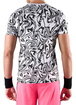 Теннисная футболка Hydrogen Chrome Tech - white