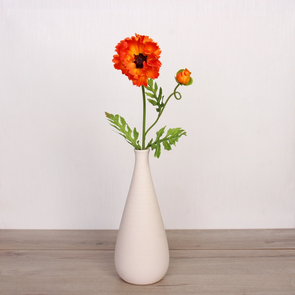 Цветок искусственный «Natur» 60см Мак оранжевый