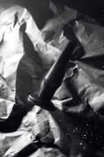 Черная анальная втулка Gemini ? - 12 см.