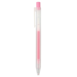 Гелевая ручка Muji Smooth Gel Ink Ballpoint Pen Knock Type 0.5 сакура