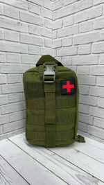 Укомплектованная тактическая аптечка / олива