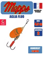 Блесна для рыбалки вращающаяся Mepps AGLIA FLUO