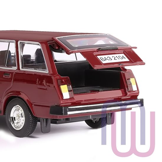МОДЕЛЬ МАШИНЫ 1/24 ВАЗ 2104 БОРДОВЫЙ