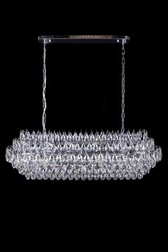 Подвесная люстра 23*Е14 LE6889/1200L CH хром Adriana Leon