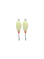 Мормышки фосфорные №15-LB "Капля 2Ф с ушком", 100шт