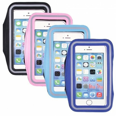 Спортивный чехол на руку для iPhone 6 Plus/7 Plus, 003480 Черный