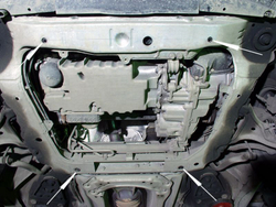 Защита картера и КПП Sheriff для Volvo V70 II 2000-2007 арт.25.0647