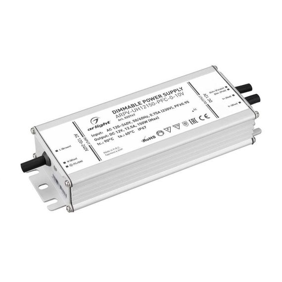 Блок питания Arlight ARPV-UH12150-PFC-0-10V 12V 150W IP67 12,5A 025747