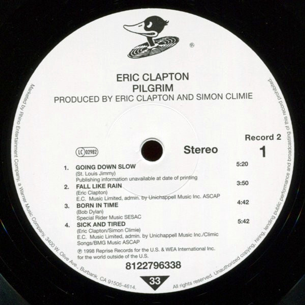 Eric Clapton / Pilgrim (2LP)