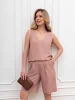 Блузка (топ) Сибелла-4 Виотекс ПУДРОВЫЙ