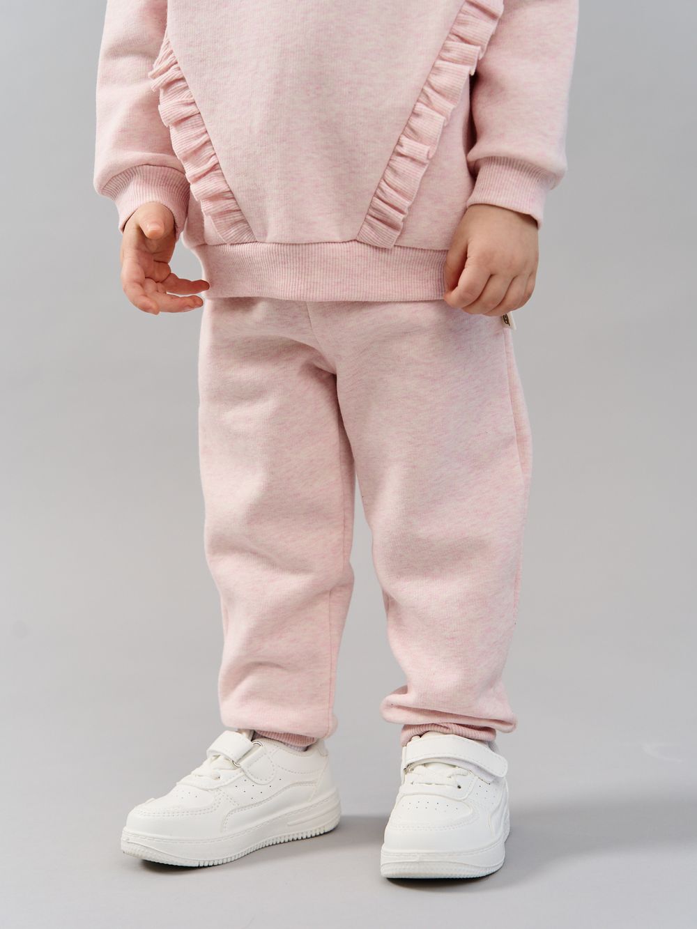 Джоггеры "Клубничный коктейль" утепленные 0+