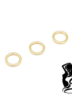 Кольцо Италия, 10 мм, металл, золото