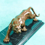 Кабинетная скульптура «Крадущийся барс»