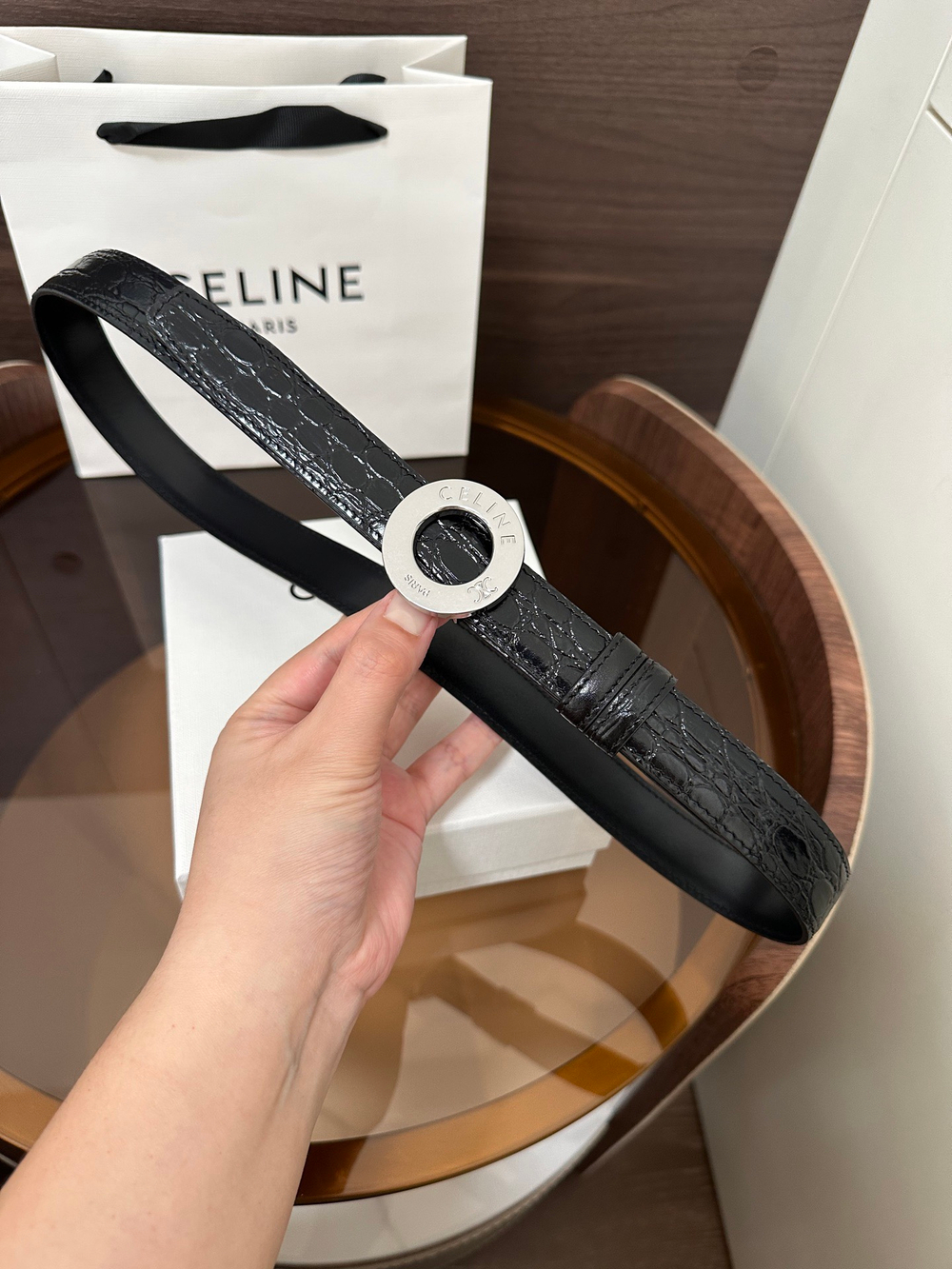 TAURILLON Кожаный двусторонний ремень с логотипом