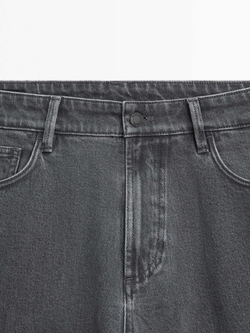 Massimo Dutti Джинсы зауженного кроя, серый