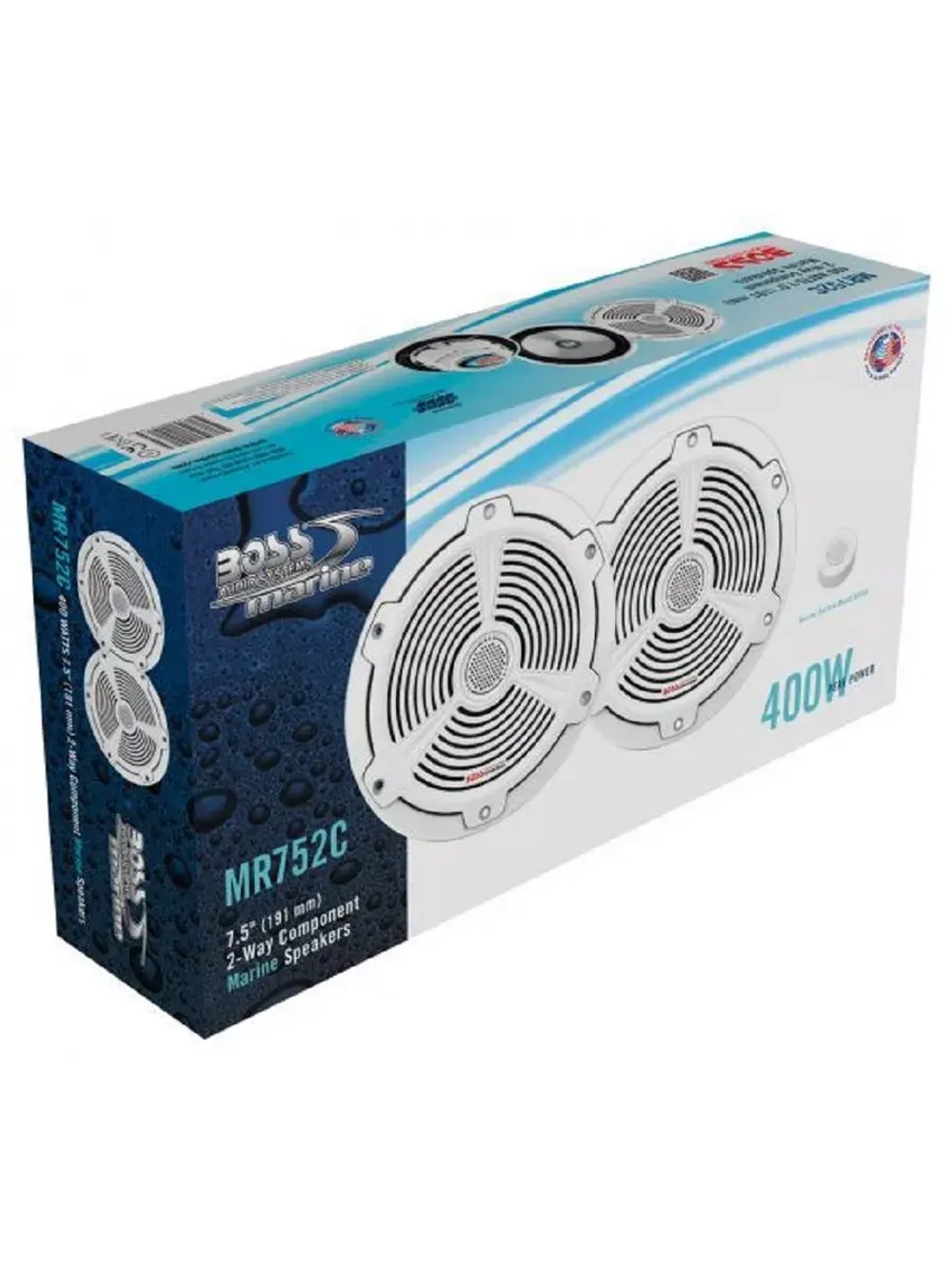 Динамики Boss Audio Marine MR752C, 400 Вт, 7.5"