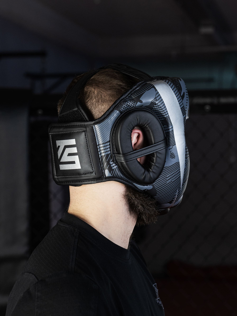 Шлем для бокса Tomorrow Star Shadow Black Gray