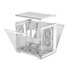 Корпус PCCooler C3T500 ARGB WH ATX/MATX/ITX USB3.1 Gen 2 Type-C, USB3.0, USB2.0 White