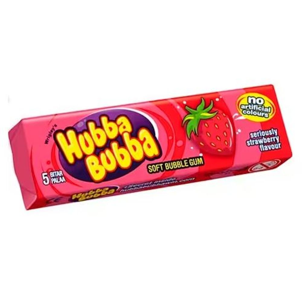 Жев.резинка Hubba Bubba Strawberry 35гр