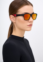 Спортивные очки HILX Unfold Matt Dark Volcano / Red Polarized Lens