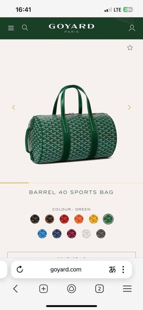 Дорожная сумка Goyard