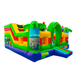 Коммерческий надувной батут "Сафари-джунгли ЭКСТРА", 5*5*2,5 м