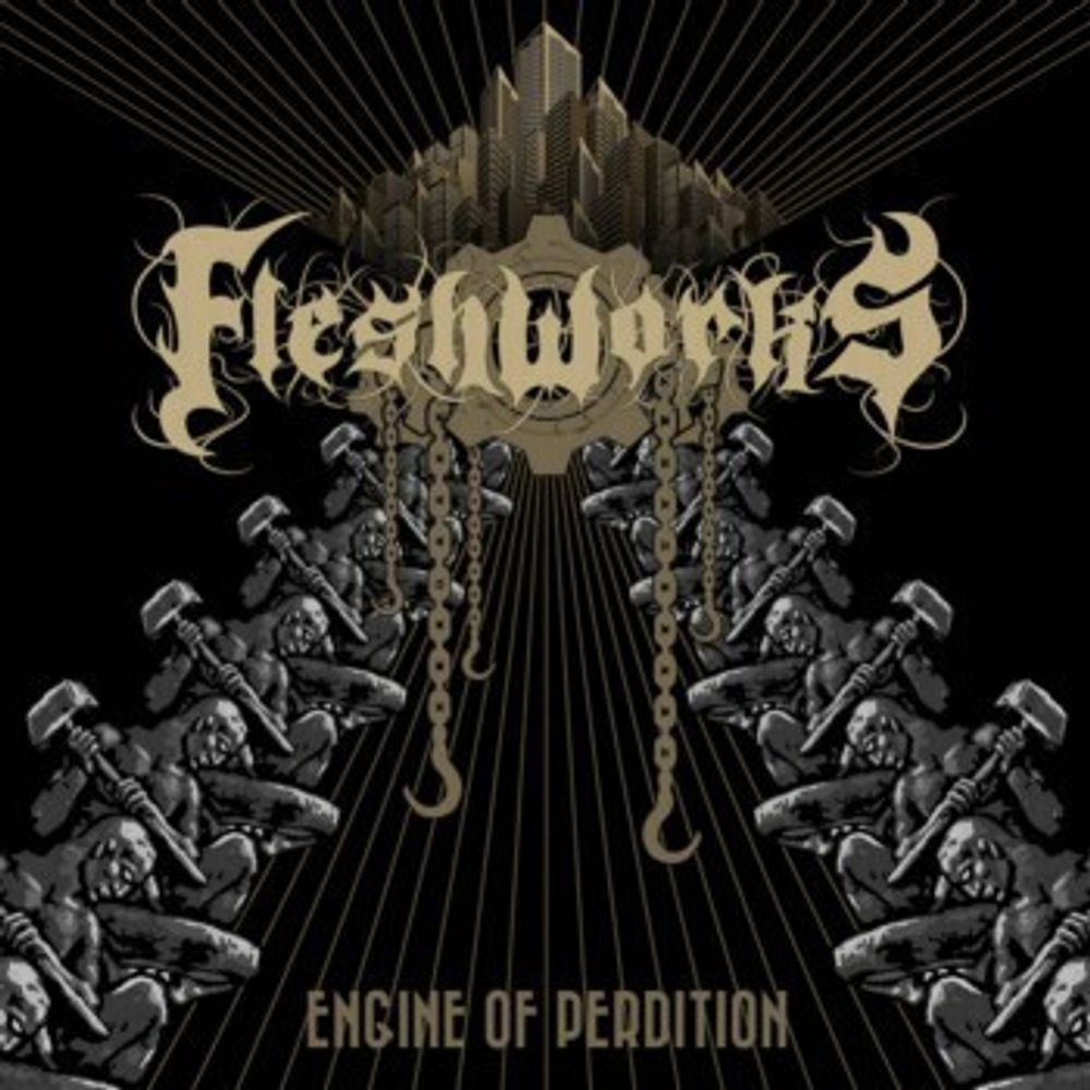 FLESHWORKS - Engine of Perdition, музыкальный компакт диск, death metal