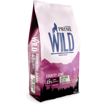 Prime Wild GF Country Game сухой корм для щенков и собак мелких пород с уткой и олениной - 2 кг