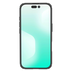 Усиленный противоударный чехол черного цвета от Nillkin для iPhone 17, серия Super Frosted Shield Pro