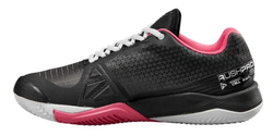Женские Кроссовки теннисные Wilson Rush Pro 4.0 Clay - black/hot pink/white