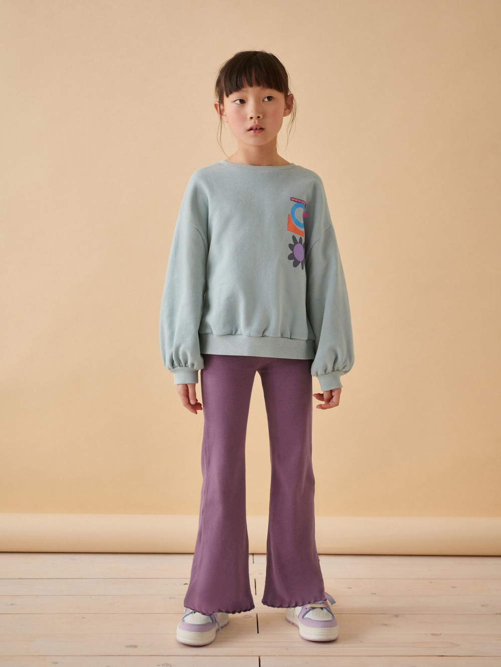 Легинсы-клеш для девочки Next K91-362, Сиреневый