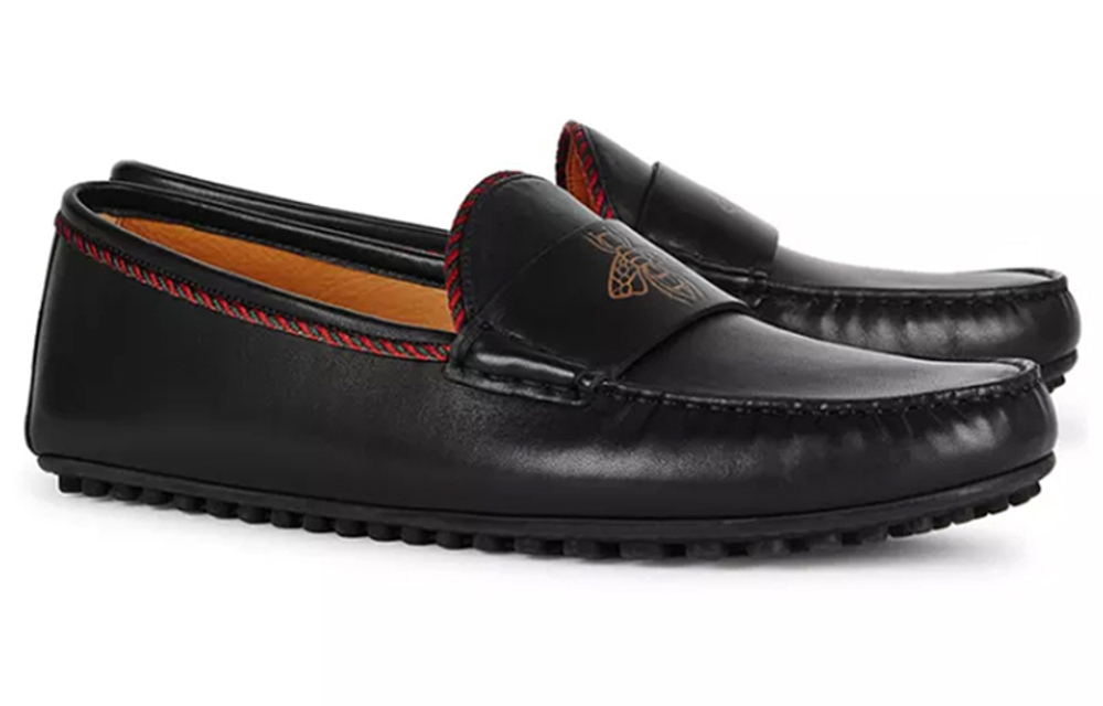 GUCCI Loafer "Bee Print Black"