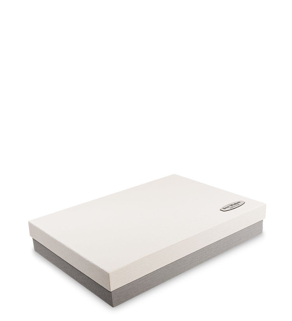 WF-04/1-B Коробка «Прямоугольник» цв.сер./бел.