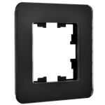 BRITE Рамка 1-местная РУ-1-2-Бр стекло черный RE IEK
