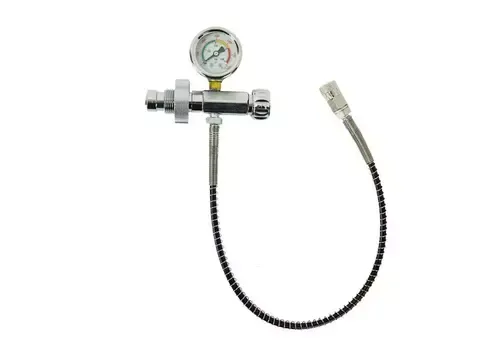 Заправочная станция для PCP пневматики (с манометром, под Quick)